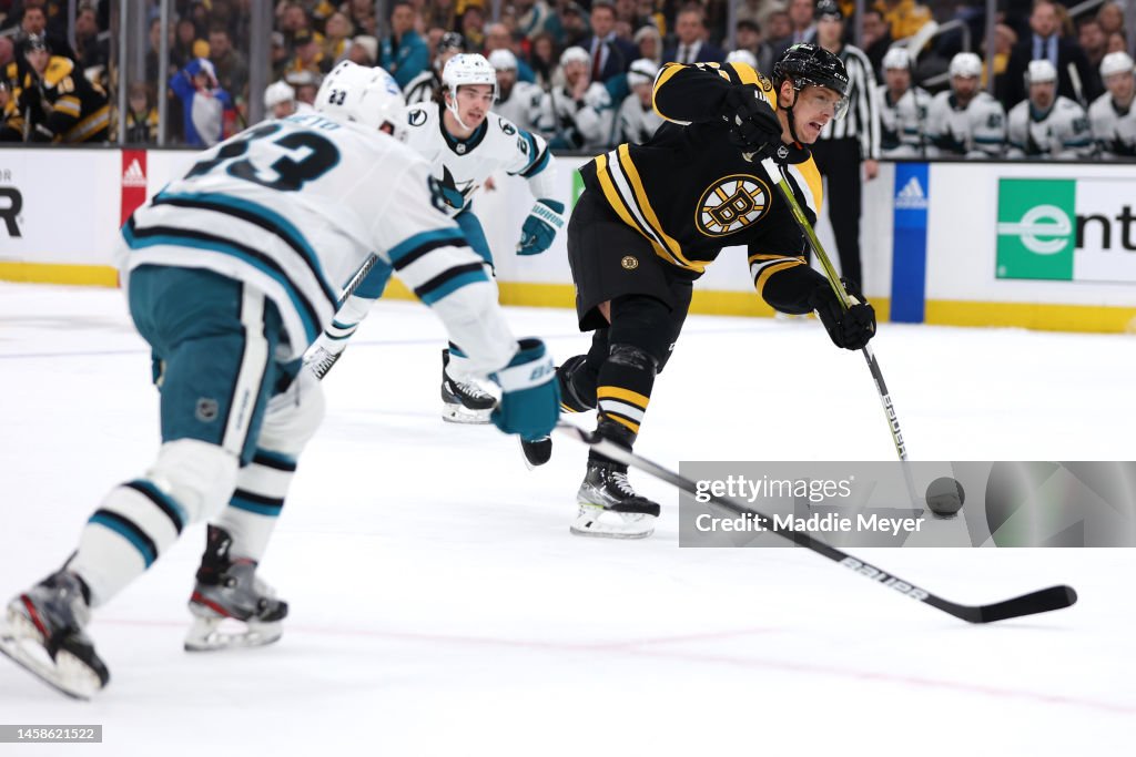 San Jose Sharks v Boston Bruins