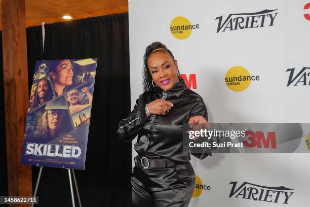 Vivica A. Fox poses for a photo at the screening of "Skilled" at Chefdance on January 22, 2023 in Park City, Utah.