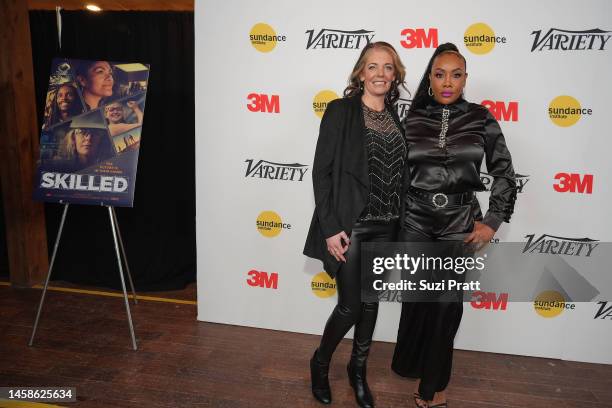 Andrea Martin and Vivica Fox pose for a photo at the screening of "Skilled" at Chefdance on January 22, 2023 in Park City, Utah.