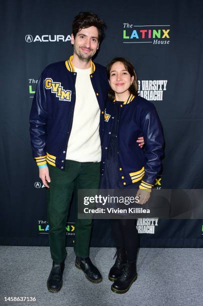 Directors, Sam Osborne and Alejandra Vasquez attend The Latinx House Presents "Going Varsity In Mariachi" Premiere Party hosted by Acura at Acura...