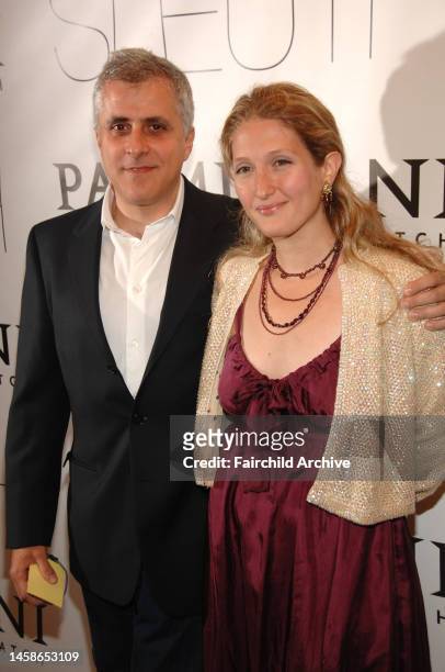 Producer Simon Halfon and Annette Halfon arrive at the 'Sleuth' premiere at the Paris Theater in New York City.