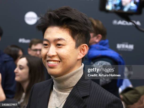 Brian "Rich Brian" Imanuel Soewarno attends the 2023 Sundance Film Festival "Jamojaya" Premiere at Eccles Center Theatre on January 22, 2023 in Park...