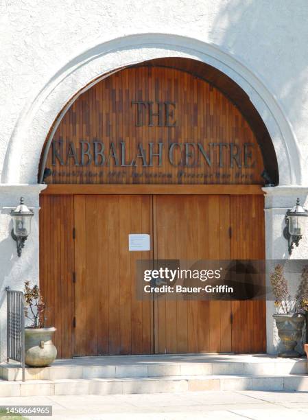 Exterior view of the Kabbalah Centre is seen on April 13, 2006 in Los Angeles, California.