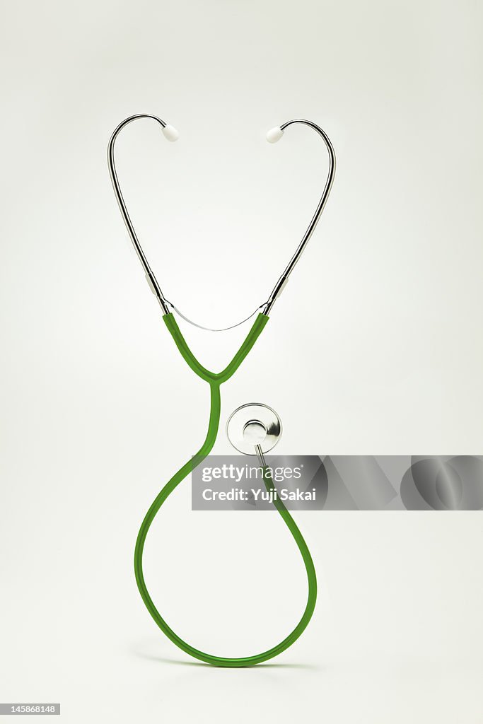 Stethoscope  forming hart