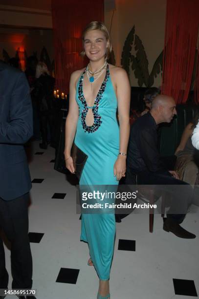 Attends the Indochine 20th Anniversary Party in New York City.
