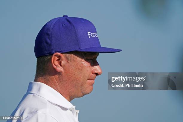 Greig Hutcheon of Scotland during Day Four of The Final Stage of Legends Tour Qualifying School at Gloria Golf Resort on January 23, 2023 in Belek,...