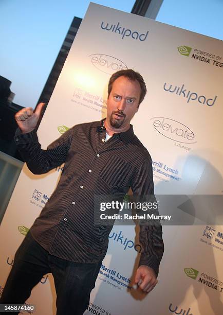 Actor Tom Green attends the VIP red carpet cocktail party hosted by WIKIPAD and NVIDIA as part of the celebrations for E3,2012 held at Elevate Lounge...