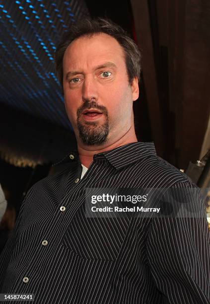 Actor Tom Green attends the VIP red carpet cocktail party hosted by WIKIPAD and NVIDIA as part of the celebrations for E3,2012 held at Elevate Lounge...