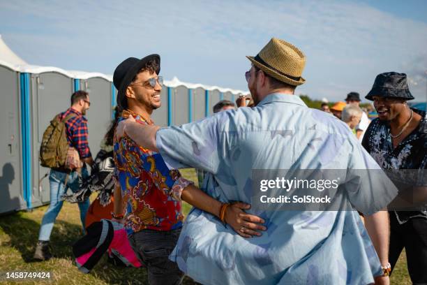 our favourite music event - festival goer stock pictures, royalty-free photos & images