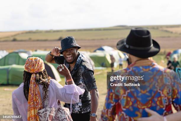 excited to be here - bucket hat stock pictures, royalty-free photos & images