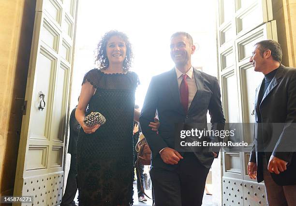 Valeria Golino attends 2012 Ciak d'Oro ceremony awards at Palazzo Valentini on June 6, 2012 in Rome, Italy.