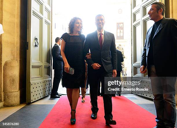 Valeria Golino attends 2012 Ciak d'Oro ceremony awards at Palazzo Valentini on June 6, 2012 in Rome, Italy.