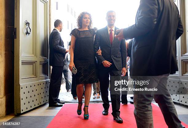 Valeria Golino attends 2012 Ciak d'Oro ceremony awards at Palazzo Valentini on June 6, 2012 in Rome, Italy.