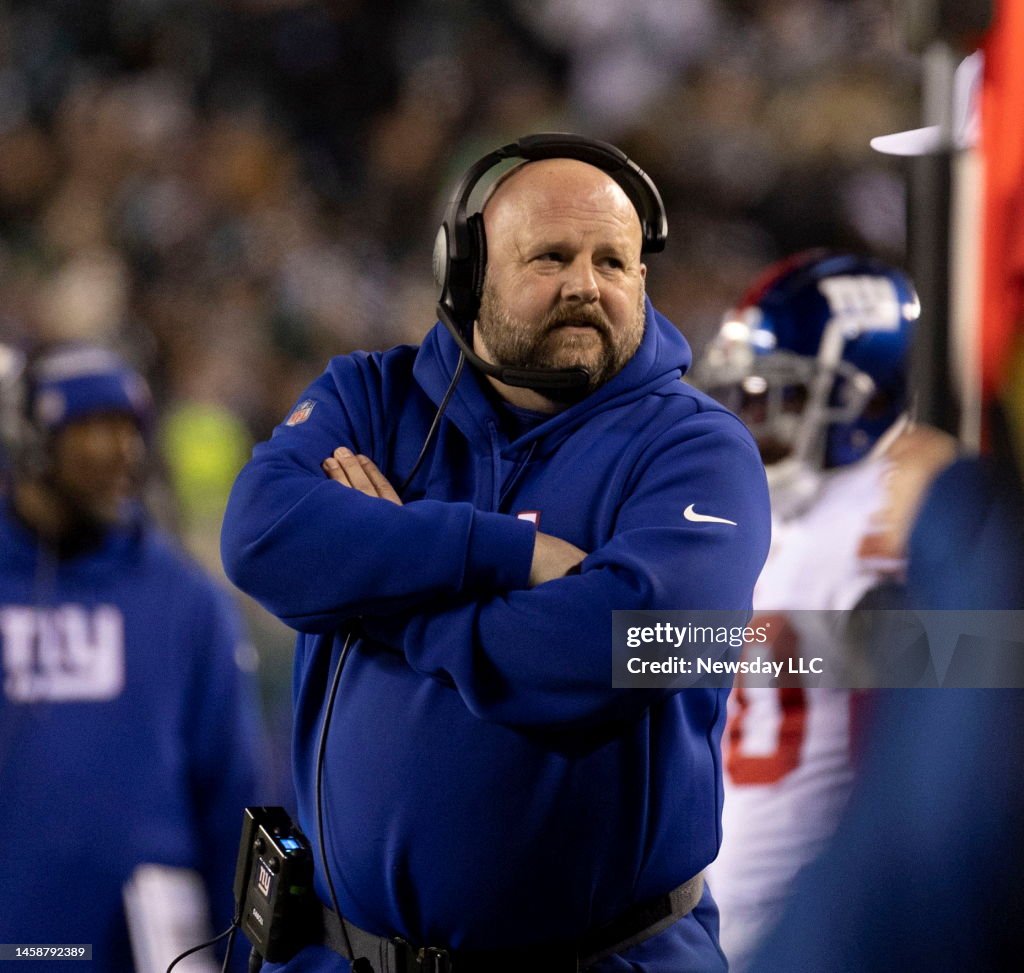 New York Giants head coach Brian Daboll during the NFC divisional New York Giants head coach Brian Daboll during the NFC divisional