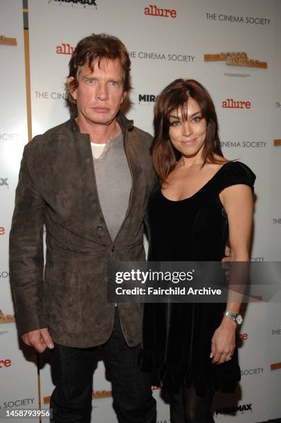 Actor Thomas Haden Church and Mia Zottoli attend a screening for 'Smart People,' at the Landmark Sunshine Theater in New York.