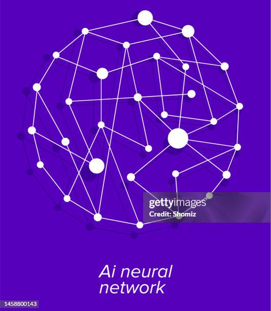 Neuronal Mesh Vector Futuristic Technology Wireframe Mesh Triangle Ball Photos and Premium ...