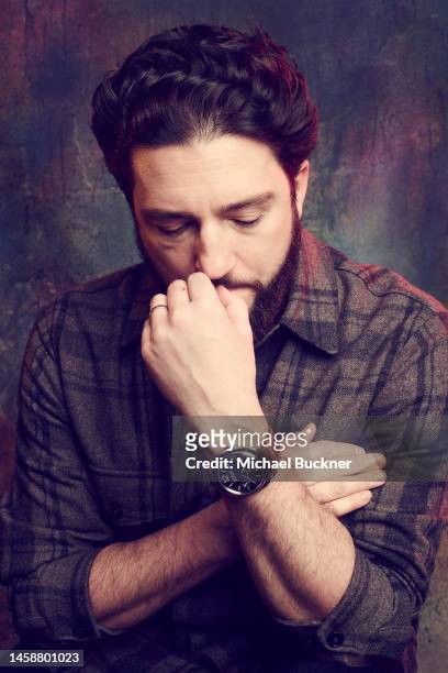 John Magaro of ‘Past Lives’ is photographed for Deadline at the Deadline Studio during the 2023 Sundance Film Festival at the Hotel Park City on...