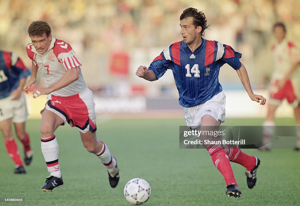 UEFA Euro '92 Group 1 - France v Denmark