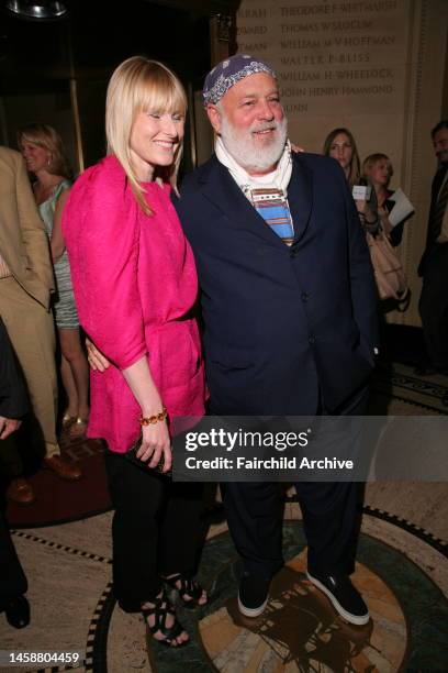 Teen Vogue's Amy Astley and photographer Bruce Weber attend the biannual Gordon Parks Foundation gala at Gotham Hall in New York City.