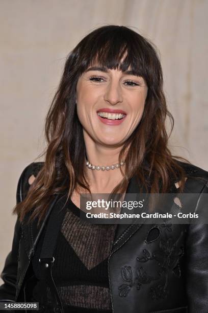 Juliette Armanet attends the Christian Dior Haute Couture Spring Summer 2023 show as part of Paris Fashion Week on January 23, 2023 in Paris, France.