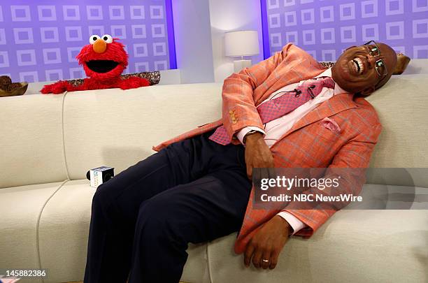 Elmo and Al Roker appear on NBC News' "Today" show --