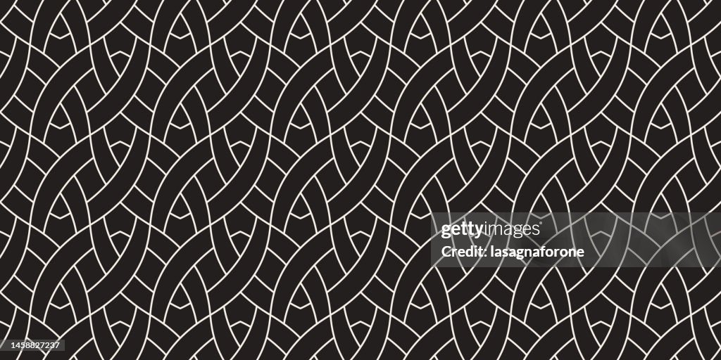 Seamless Geometric Vector Pattern Celtic Knot
