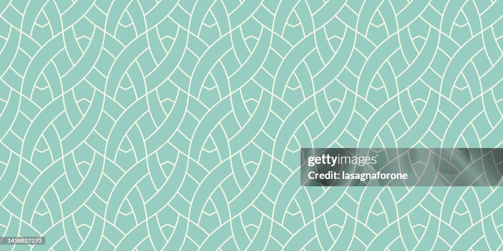 Seamless Geometric Vector Pattern Celtic Knot