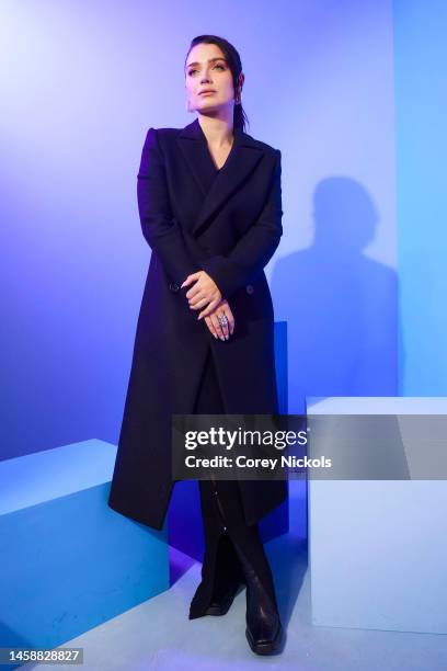 Eve Hewson visits the IMDb Portrait Studio at Acura Festival Village on Location at Sundance 2023 on January 23, 2023 in Park City, Utah.