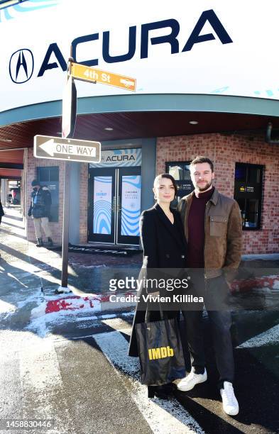 Eve Hewson and Jack Reynor attend Acura Festival Village at Sundance Film Festival 2023 on January 23, 2023 in Park City, Utah.