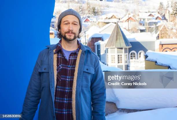 Joseph Gordon-Levitt visits the IMDb Portrait Studio at Acura Festival Village on Location at Sundance 2023 on January 23, 2023 in Park City, Utah.
