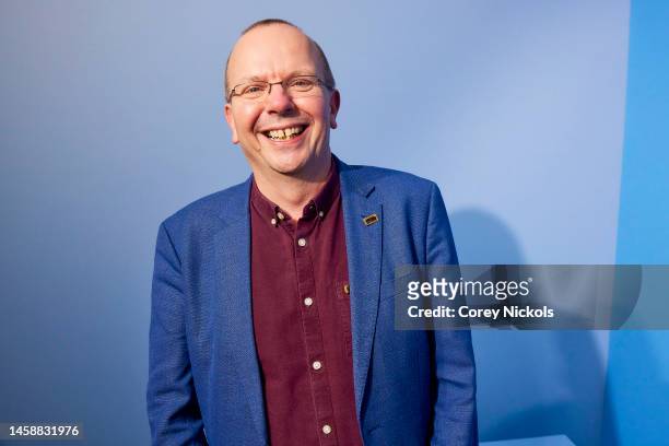 IMDb Founder and CEO Col Needham visits The IMDb Portrait Studio at Acura Festival Village on Location at Sundance 2023 on January 20, 2023 in Park...