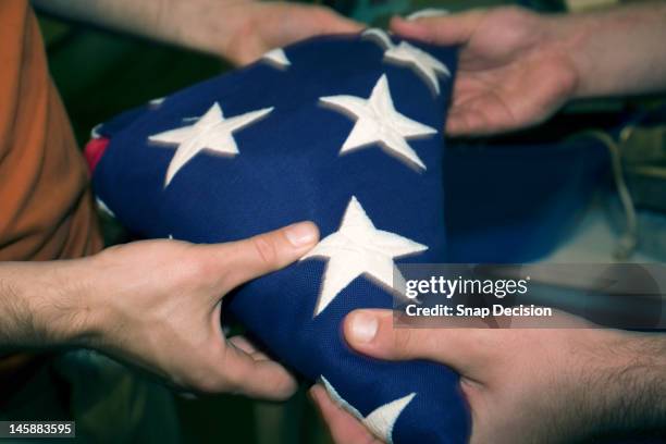 Hand Triangular Flags 30 Triangle Flag Hand Stock Photos, High-Res Pictures, and Images ...