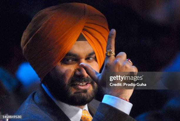 Navjot Singh Sidhu at the Kopil Sharma Comedy Show on July 01, 2013 in Mumbai, India