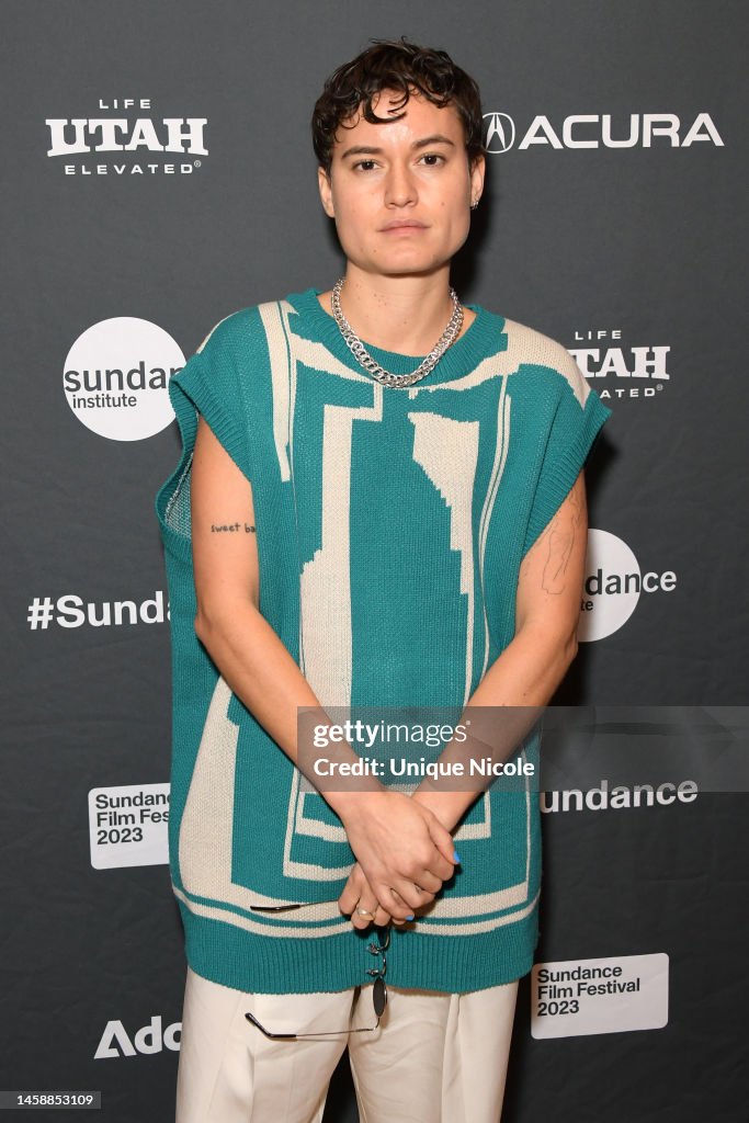 Lio Mehiel attends the 2023 Sundance Film Festival Cinema Cafe 4 at
