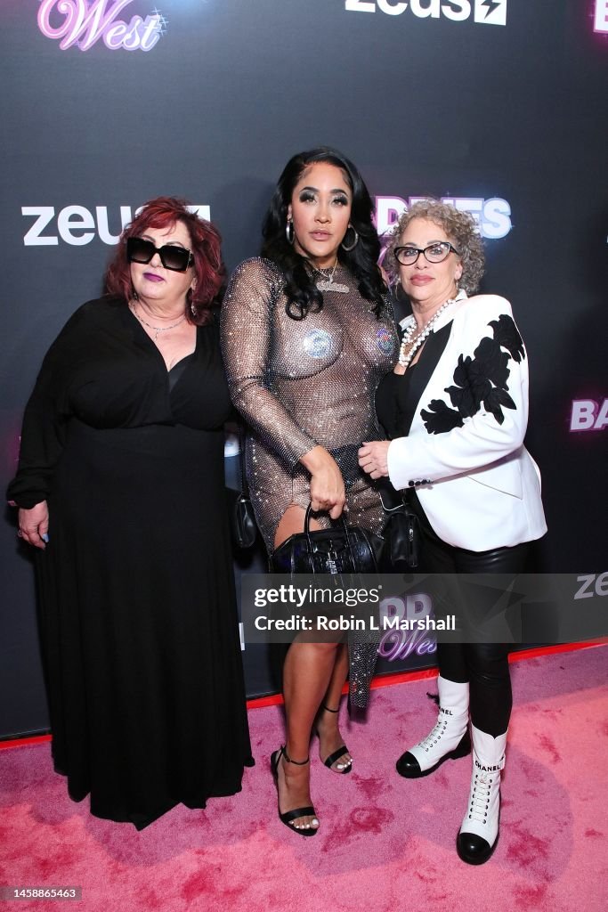 Natalie Nunn and family attend the Premiere Of The Zeus Network's