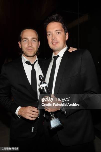 David Neville and Marcus Wainwright attend the Council of Fashion Designers of America's 2010 Fashion Awards dinner at Lincoln Center.