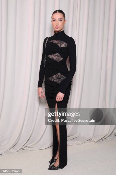 Mathilde Pinault attends the Giambattista Valli Haute Couture Spring Summer 2023 show as part of Paris Fashion Week on January 23, 2023 in Paris,...