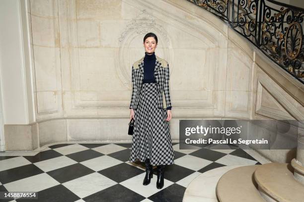 Maria de la Orden attends the Christian Dior Haute Couture Spring Summer 2023 show as part of Paris Fashion Week on January 23, 2023 in Paris, France.