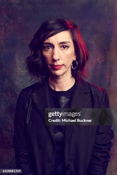 Lana Wilson of ‘Pretty Baby: Brooke Shields’ is photographed for Deadline at the Deadline Studio during the 2023 Sundance Film Festival at the Hotel...