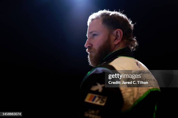 Driver Jeffrey Earnhardt poses for a photo during NASCAR Production Days at Charlotte Convention Center on January 19, 2023 in Charlotte, North...