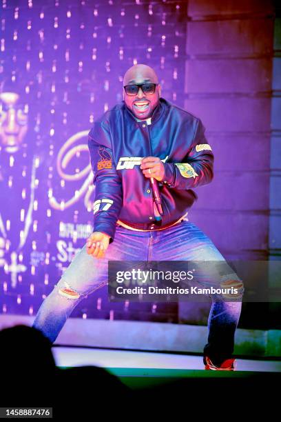 Freekey Zekey performs on stage during Drake Live From The Apollo Theater for SiriusXM and Sound 42 at The Apollo Theater on January 22, 2023 in New...