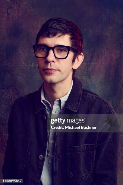 Ben Whishaw of ‘Bad Behaviour’ is photographed for Deadline at the Deadline Studio during the 2023 Sundance Film Festival at the Hotel Park City on...