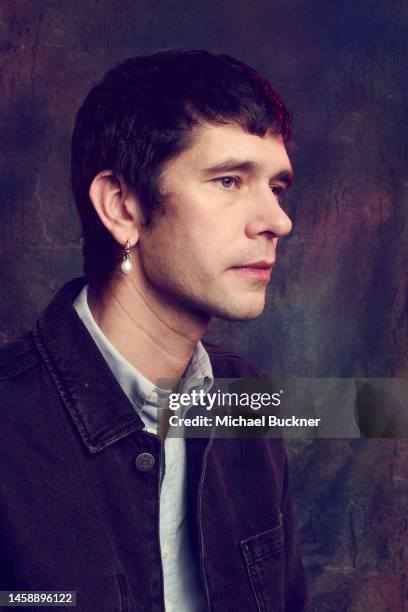 Ben Whishaw of ‘Bad Behaviour’ is photographed for Deadline at the Deadline Studio during the 2023 Sundance Film Festival at the Hotel Park City on...