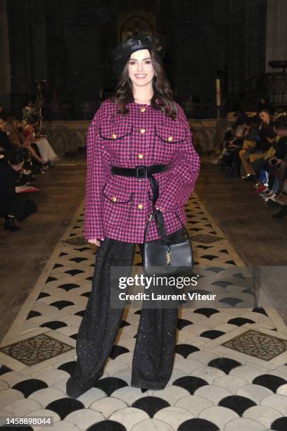 Polina Poliero attends the Alin Le'Kal Haute Couture Spring Summer 2023 show as part of Paris Fashion Week on January 23, 2023 in Paris, France.