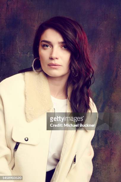 Eve Hewson of ‘Flora & Son’ is photographed for Deadline at the Deadline Studio during the 2023 Sundance Film Festival at the Hotel Park City on...