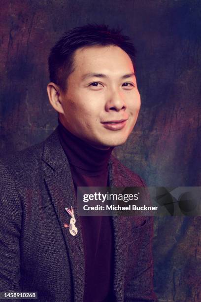 Anthony Chen of ‘Drift’ is photographed for Deadline at the Deadline Studio during the 2023 Sundance Film Festival at the Hotel Park City on January...