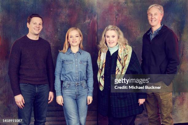 Will Pullen, Jane Levy, Celia Weston and Angus MacLachlan of ‘A Little Prayer’ are photographed for Deadline at the Deadline Studio during the 2023...
