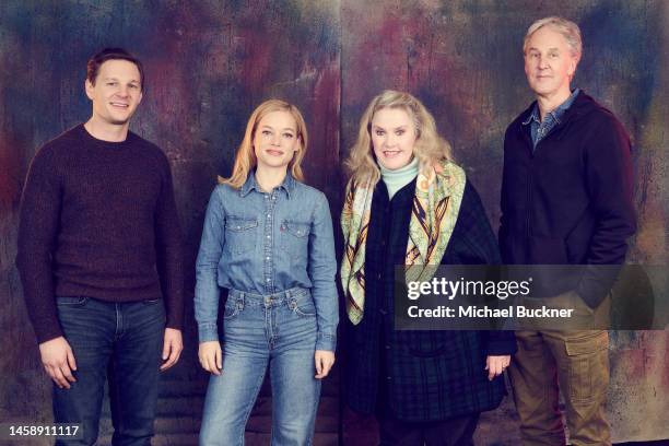 Will Pullen, Jane Levy, Celia Weston and Angus MacLachlan of ‘A Little Prayer’ are photographed for Deadline at the Deadline Studio during the 2023...