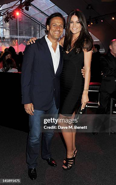 Arun Nayar and Kim Johnson attend Gabrielle's Gala, the inaugural fundraiser hosted by Denise Rich in aid of Gabrielle's Angel Foundation for Cancer...