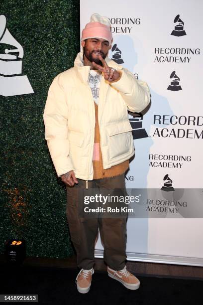 Dave East attends the 65th Annual GRAMMY Awards New York Chapter Nominee Celebration at Spring Place on January 23, 2023 in New York City.